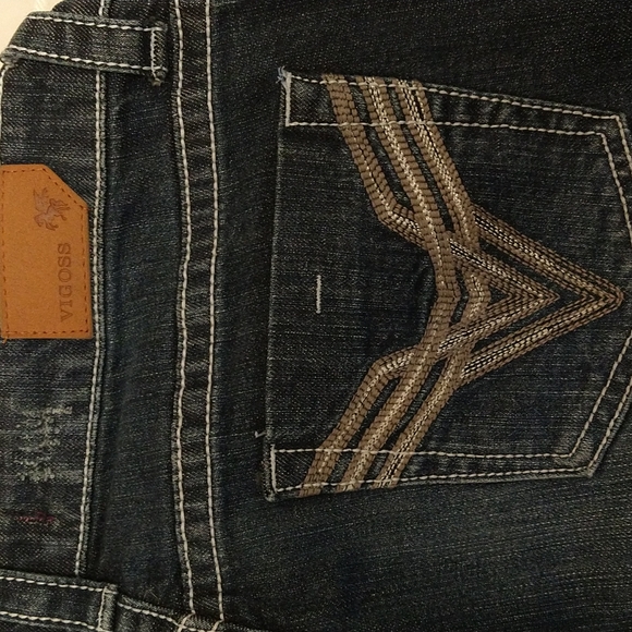 Vigoss Women Dark Bootcut Blue Jeans - Picture 11 of 12